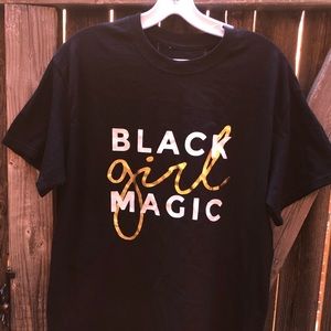 Black Girl Magic Cute Melanin Queen Educated Womens Graphic Crewneck T Shirt Tee